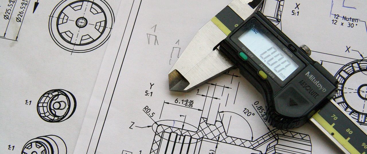 calipers measuring tolerance with drawings