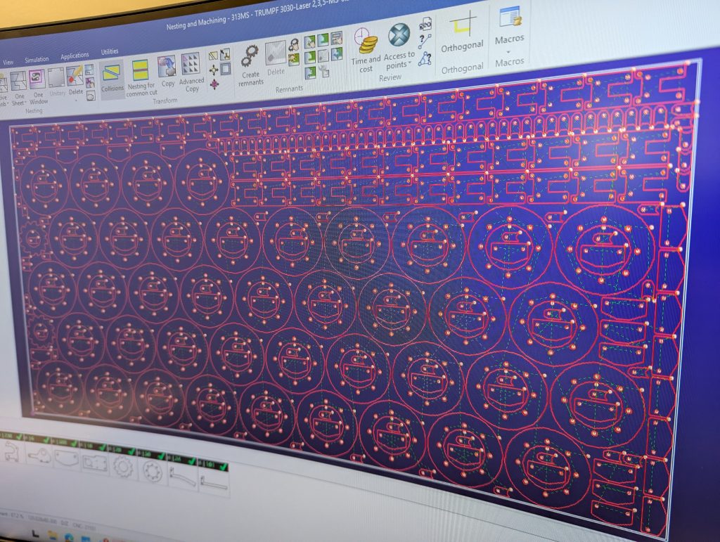CAD software for nesting and machining for TRUMPF 3030 laser