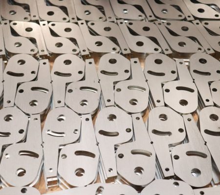 Pallets of Laser cut metal parts