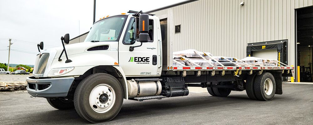 Edge Metalworks delivery truck